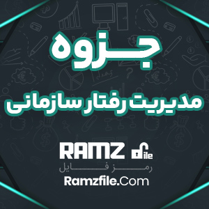 جزوه مدیریت رفتار سازمانی 63 صفحه PDF پی دی اف